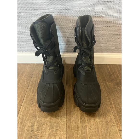 Women’s Steve Madden Trench olive and black combat boots, size 9. - Picture 1 of 7